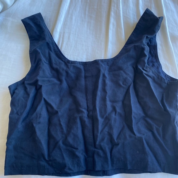 mo:vint Button Down Tank Top - Picture 3 of 3